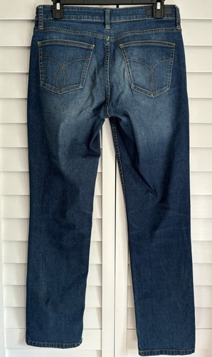 Calvin Klein Women’s Jeans Size 6x30 Reg Wash Stain On Knee Fall Winter Clothes - Picture 2 of 7