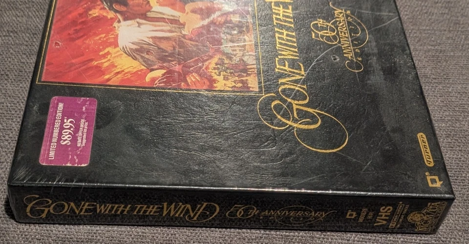 Gone With The Wind 50th Anniversary Edition VHS, Factory Sealed, Limited Edition - Image 3 of 4