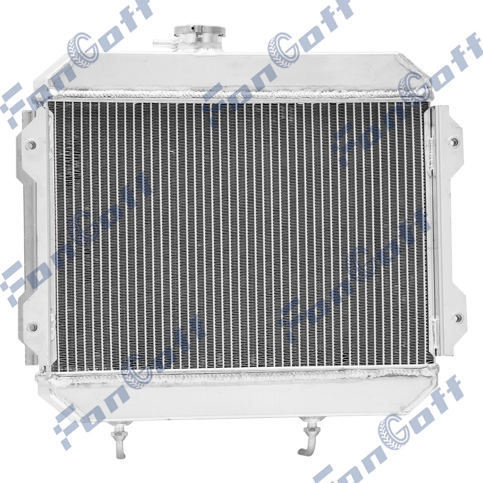 3 Row Aluminum Radiator Shroud Fan for 1978-1985,1981 Toyota Corolla 1.6L AT - Imagem 3 de 4