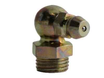 10 Pack Metric 10 x 1 Taper, 90 Degree, .75'' Long, Grease Fitting
