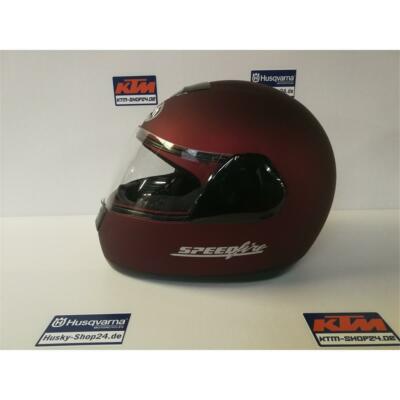 Airoh Speed Fire Burgundi Matt Gr.XS Voll Helm Sicherheit Scooter Roller Street 