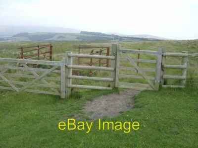 Photo 6x4 Redundant cattle grid Chale On St. Catherine's Down, this  c2007