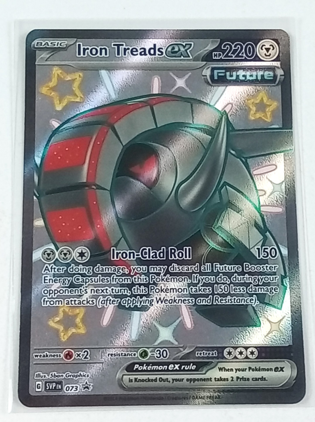 Iron Treads Ex 73 Black Star Promo Holo Pokémon Card 2024