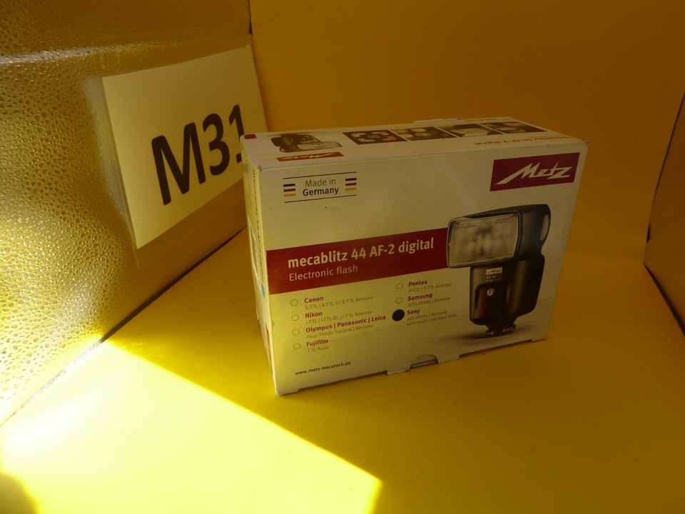 metz flash for sony camera mecablitz 44 AF-2 digital electonic flash ...