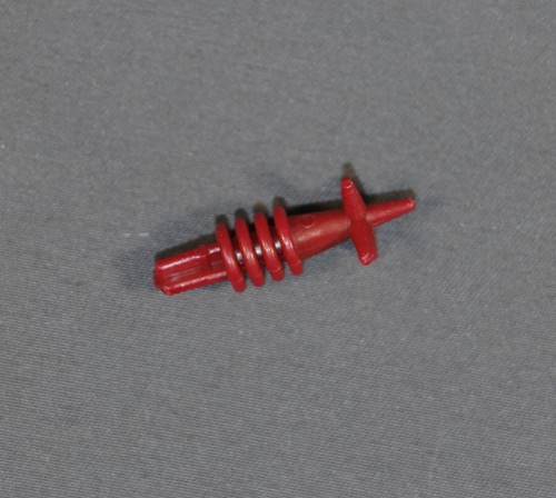 1984 Vintage Ideal Robo Force Sentinel The Protector Red SPIKED GRAPPLE Weapon - Picture 2 of 3