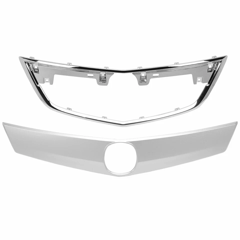 Kit de montaje de cubiertas de parachoques delantero fascia y rejilla para Acura TL 2012-2014 Foto 3 de 4