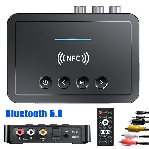 NFC Bluetooth 5.0 Empfänger Audio Transmitter Receiver 3,5mm HiFi Stereo Adapter - Bild 17 von 22