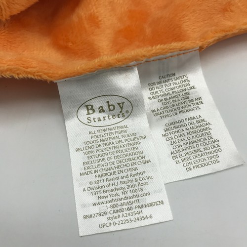 Rashti & Rashti Baby Starter Lovey 11,5" Eule orange pink - Bild 6 von 8