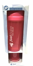 FuelShaker Blender bottle Shaker Container  Cup Pink Quick 20 oz  Leak Proof