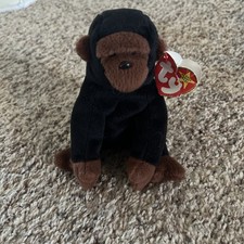 Ty Beanie Baby Congo the Gorilla Plush Toy - 4160