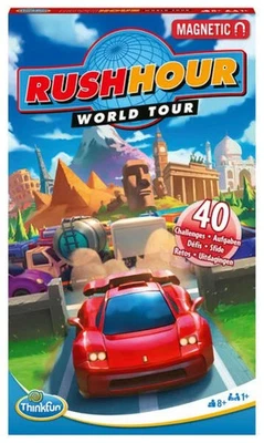 MARKENLOS ThinkFun Rush Hour World Tour - Logikspiel ab 8 Jahre