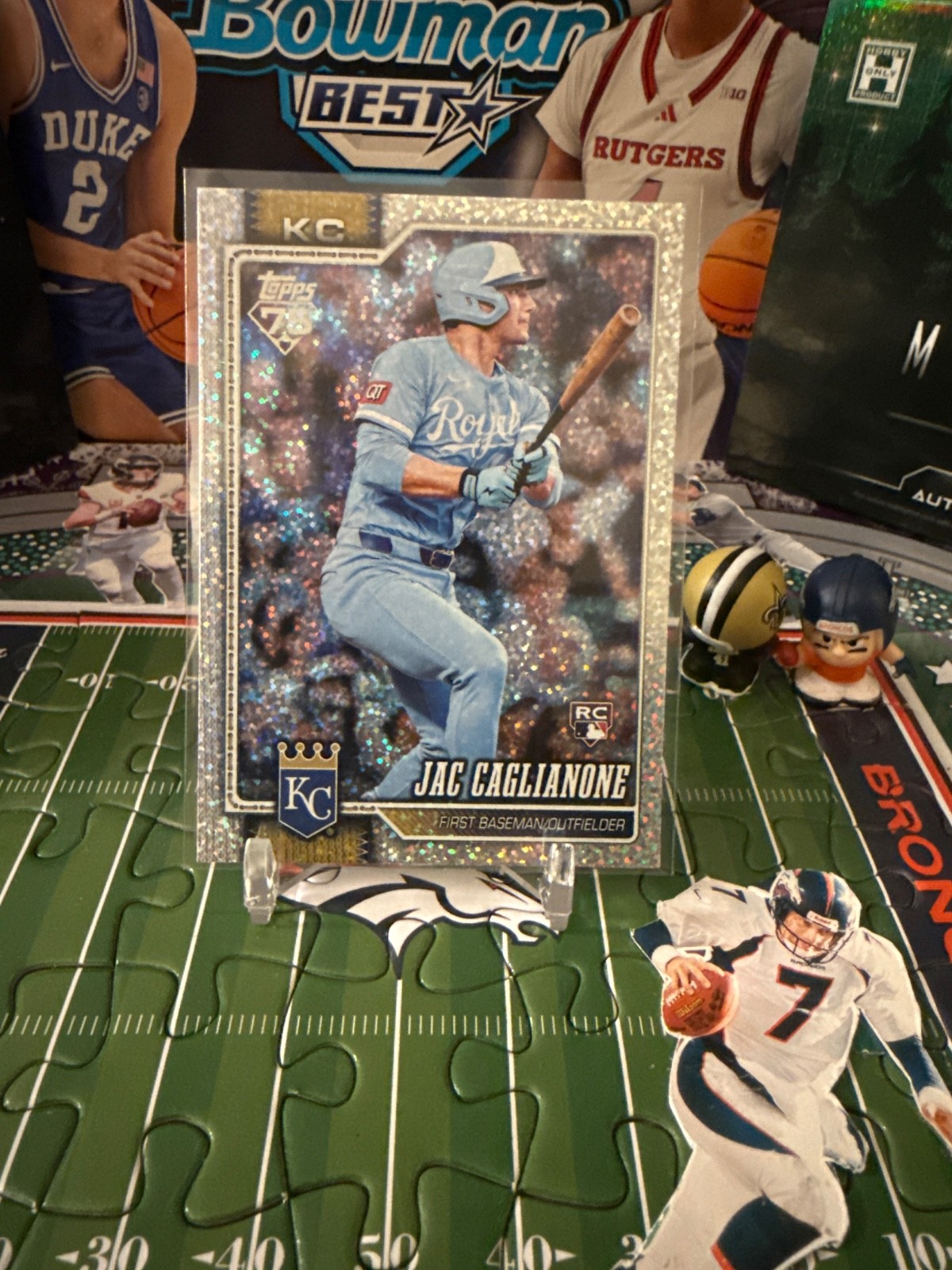 2026 Topps Series 1 - Jac Caglianone #138 Silver Crackle Foil (RC)