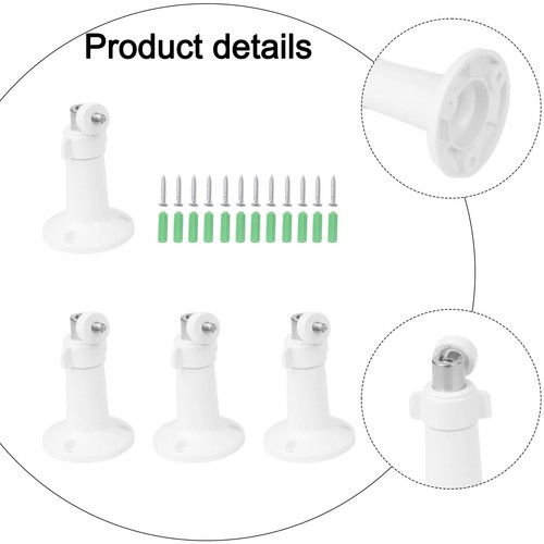 Set of 4 Adjustable For Camera Wall Brackets Compatible with For Ring Systems - Zdjęcie 5 z 15