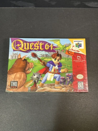 Quest 64 1998 n64 - Rare Brand New Factory Sealed