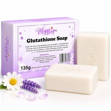 Glutathione Bar Soap for Face Body 2 Pack 135g Each