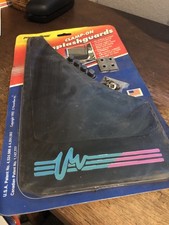 Vintage 1992 Powerflow Retro Minitruck Mud Flaps Clamp On Splash Guard Lowrider