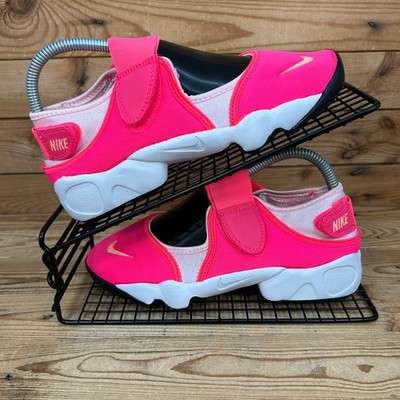 Nike Trainers Womens Size UK Air Rift Pink White Summer