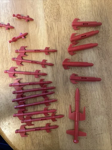 GI Joe Cobra Mamba Missile Original 1987 Hasbro Vintage Parts Accessory Lot