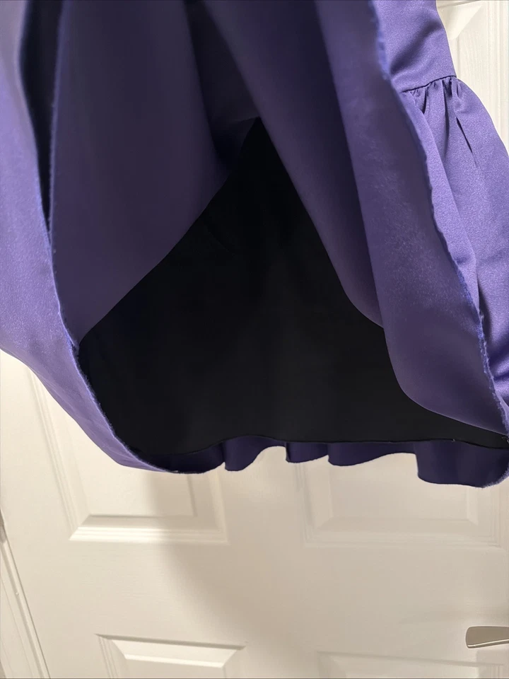 Vestido Zoe Ltd Niñas 12 Vacaciones Noche Formal Joya Púrpura Estrás Cristal Foto 4 de 4