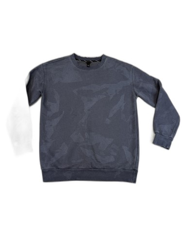 ART CLASS Camouflage Crewneck L (12/14) Sweatshirt Dark Blue Fleece Pullover