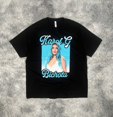 Karol G Graphic T-Shirt Size Men s XL Black Graphic Karol G Music Tee Cotton