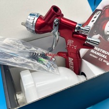 Red Spray Gun Gti Pro Lite 1.3mm Nozzle Lvmp 600ml Cup Fits Devilbiss Red Spray Gun Gti Pro Lite 1.3mm Nozzle Lvmp 600ml Cup Fits Devilbiss