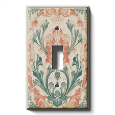 Decorative Light Switch Cover Plate  - Coral Crest