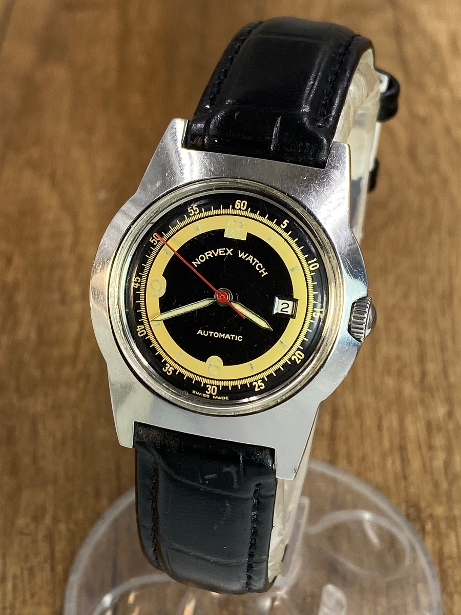 Norvex watch Automatic Military Style vintage Swiss mens watch | eBay