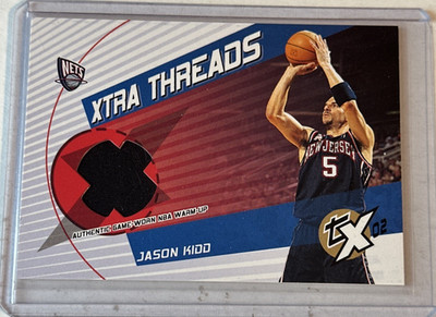 Jason Kidd 2002-03 Topps Xpectations Xtra Threads #XT-JK (MEM) Warm-Up