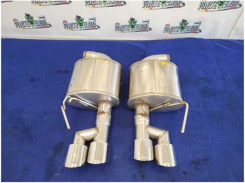 2018-2023 Ford Mustang GT Pair Aftermarket Mufflers Quad Tip Exhaust *Read* 2841