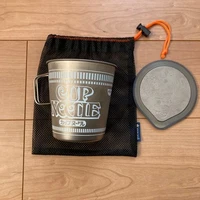 Discontinued Snow Peak Cup Noodle-shaped Titanium Cooker camping Item