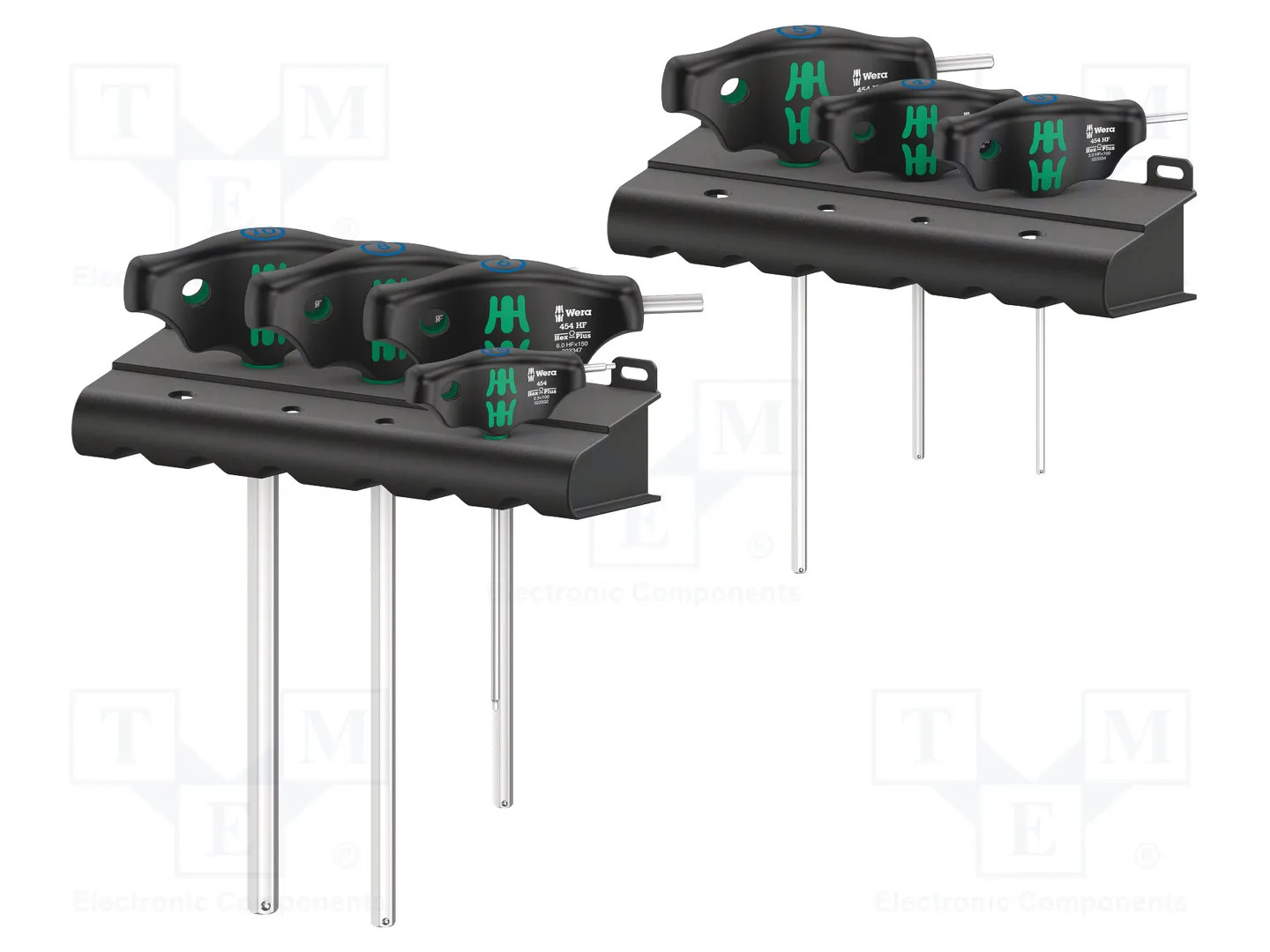 Wera 454/7 Hf Set 1 Officina E Meccanica Kit Di Brugole Esagonali Dimensione (Cacciavite) 2.5 Mm Lunghezza Della Lama: 100 Mm 1 Pz. - Immagine 3