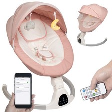Baby Swing for Infants to Toddler Portable Babies Swing Timing Function 5 Swi...