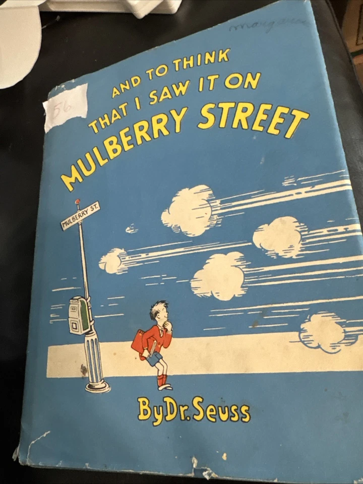 And To Think That I Saw It On Mulberry Street 1937 Seuss 1st Ed 16th Print HCDJ — 第 2/4 张图片