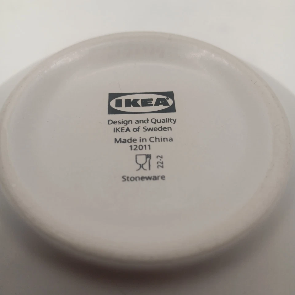 "Lote de 7 tazones de sopa/cereal gris claro IKEA 6 1/2"" de ancho" Foto 3 de 4