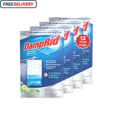 12-Pack DampRid 15.4 Oz. Fresh Scent Hanging Moisture Absorber Fresher Air