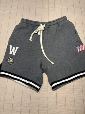 Darc Sport Wolves French Terry Court Shorts Gray Small 828 of 1000 