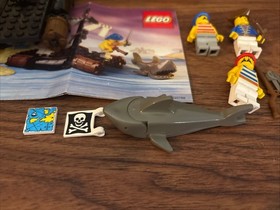 Lego 6257 Pirates  Castaway's Raft complete with instructions RARE 1989