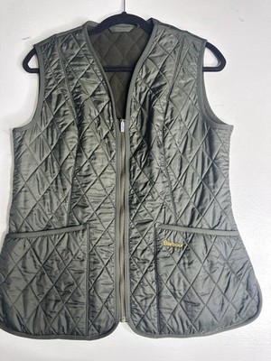 Barbour Women s Betty Quilted Fleece Lined Vest Size 8