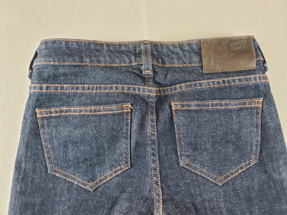 Naked and Famous Womens Jeans Size 24 Blue The Straight Selvedge Denim Zip Fly  - Image 4 of 4