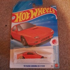 Hot Wheels 89 Mazda Savanna RX-7 FC35. LONG CARD.