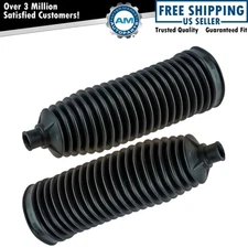 Steering Rack & Pinion Tie Rod Boot Bellow LH Driver RH Passenger Side Pair 2pc