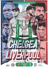 JURGEN KLOPP, TRENT, JONES SIGNED CARABAO CUP FINAL PROGRAMME (ACG CERT AG18791)
