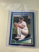 2025 Donruss #163 Trey Yesavage Optic Blue Velocity