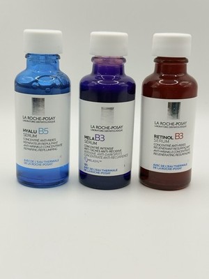 LA ROCHE POSAY BUNDLE/HYALU B5 SERUM/RETINOL B3 SERUM/MELA B3 SERUM 30ML