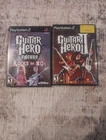 Lot Of 2 Ps2 Guitar Hero Games 2 Rock Of The 80s Tested