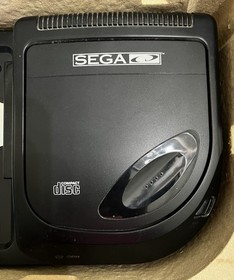 Sega CD Video Game System Console in Original Box w/Manual, Sewer Shark CD Game