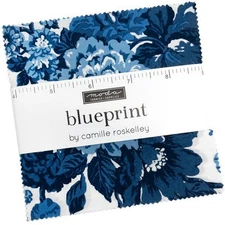 Blueprint Moda Charm Pack 42 100% Cotton 5-inch Precut Fabric Squares