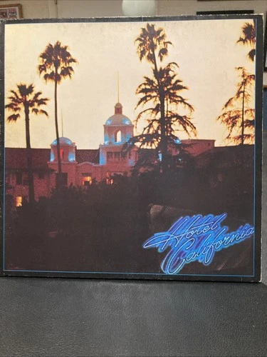 The Eagles-Hotel California Rare Dutch Pressing on Green Vinyl  Ex-Ex w/poster