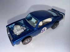 1970 King Kuda VGC  Blue Color White Interior Redline HotWheels Cars
